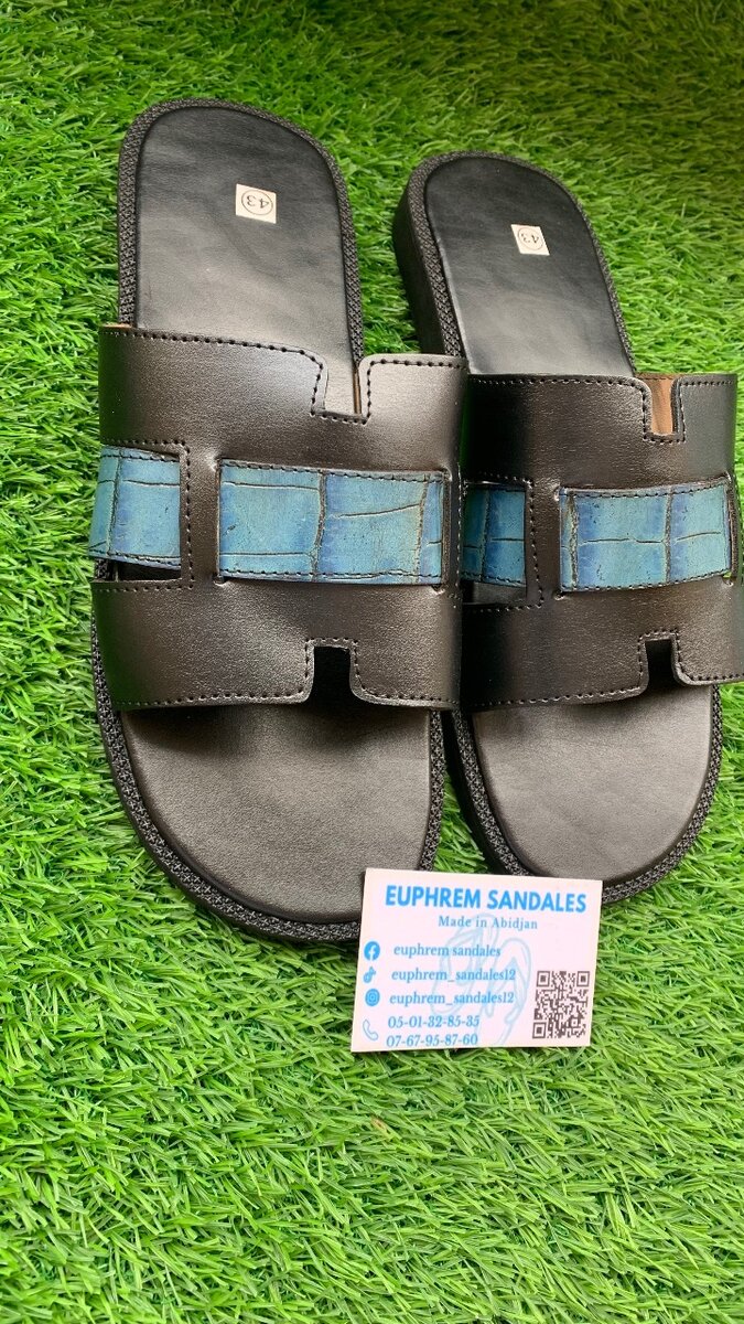 Sandales en cuir
