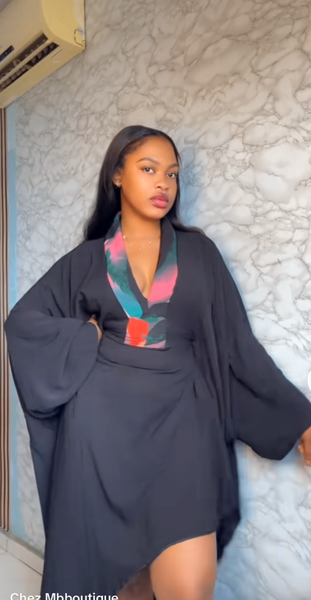 Robe élégante kimono femme