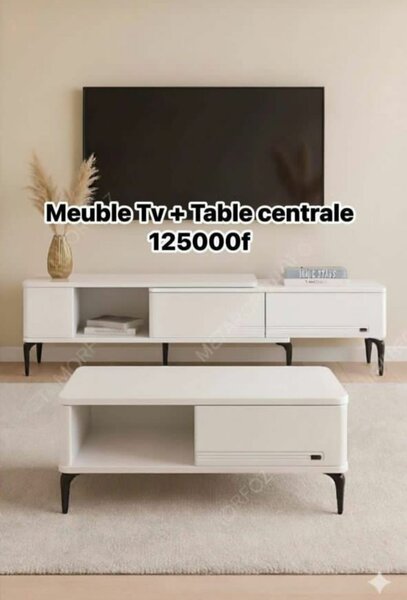 Meuble TV et Table Basse Moderne