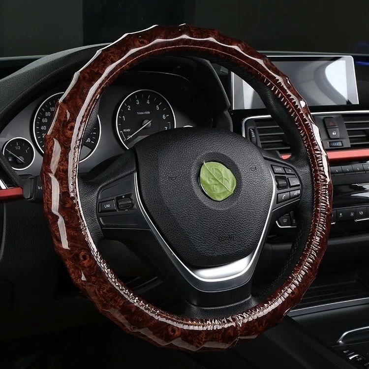 Couvre-volant en cuir élégant