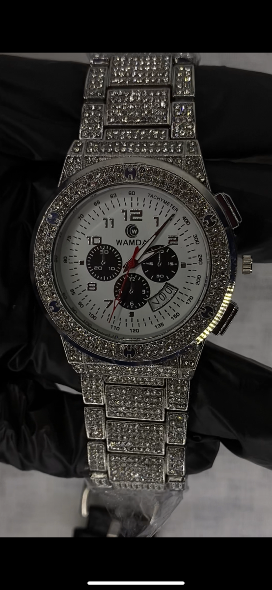 Silver watch for men