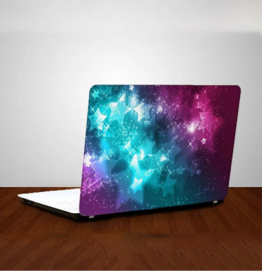 Stars Laptop Back Skin-Laptop Skin Vinyl Sticker Decal, 13 13.3 14.6 15 15.4 15.6 inch Laptop Skin Sticker Cover For All Laptops