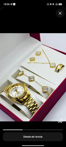 Ensemble Montre et Bijoux en Or