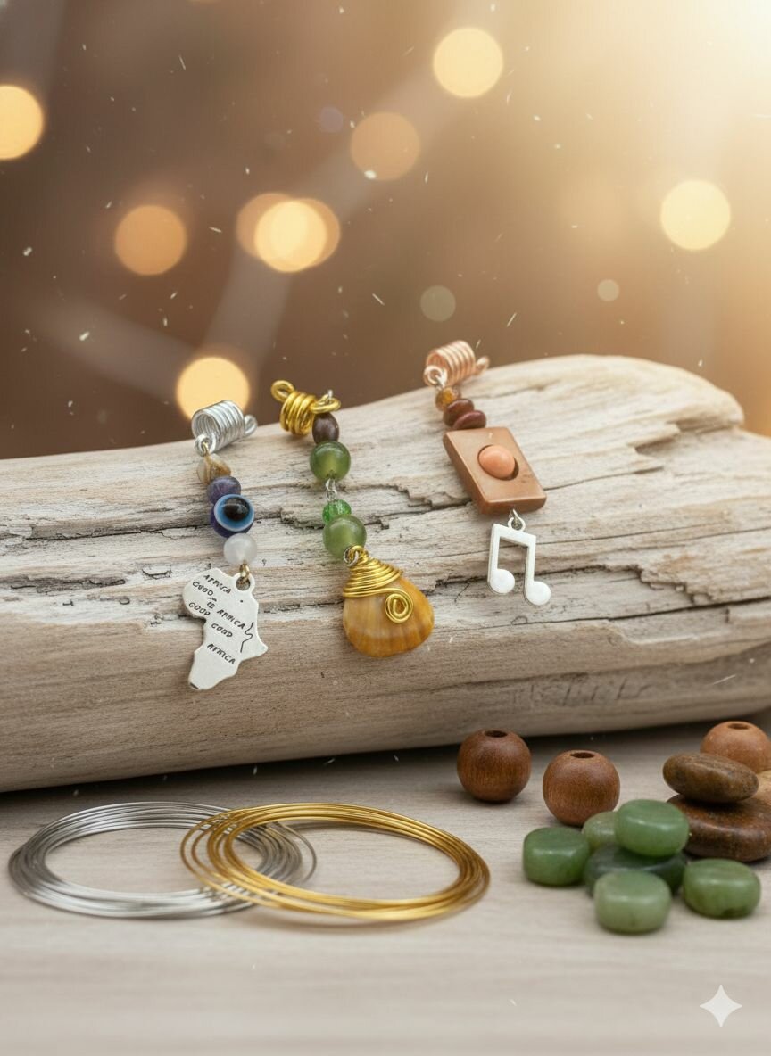 Bijoux de cheveux bohèmes