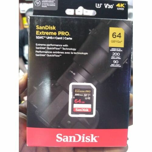 Carte mémoire SanDisk Extreme PRO 64 Go