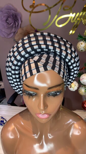 Adjustable Unique Auto Gele