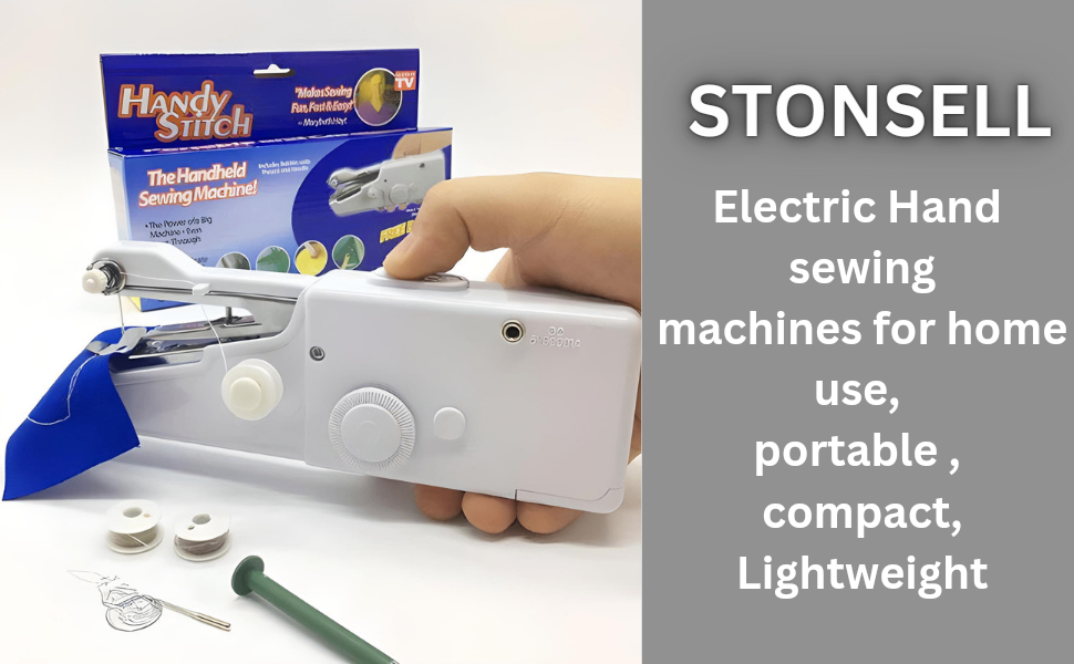 HANDHELD BATTERY POWERED SEWING MACHINE