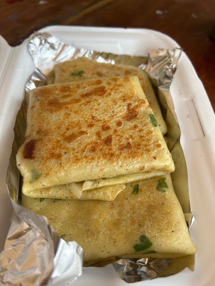 Crêpes salées au jambon