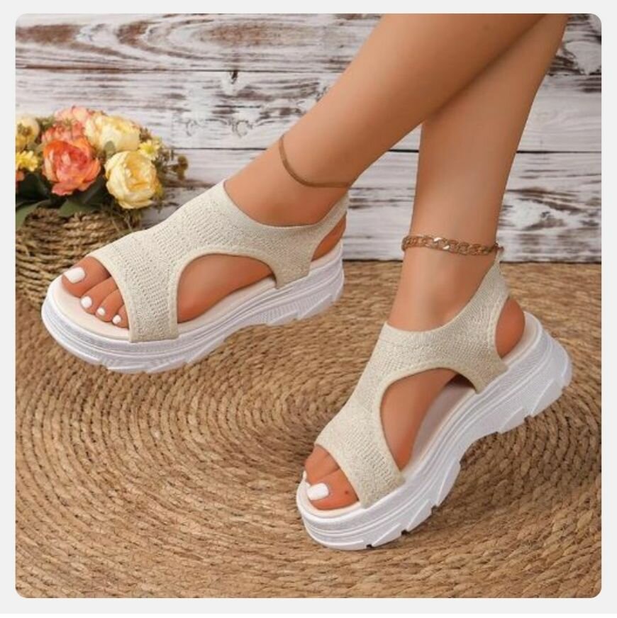 Sandales Compensées Femme