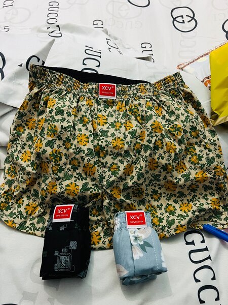 Boxers homme en coton XCV