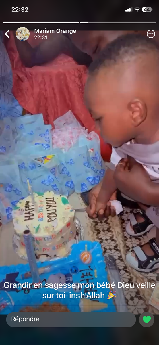 Gâteau d'anniversaire personnalisé