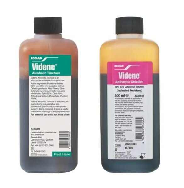 Videne Antiseptic & Alcohol Tincture