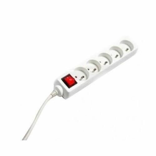 Rallonge Multiprise 5 Prises - Blanc