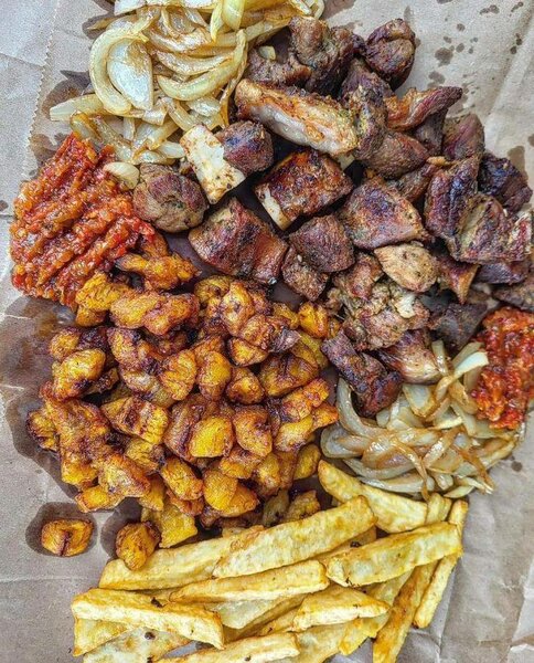 PORC AFRICAIN BRAISÉ