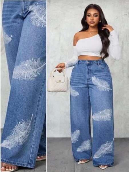 Pantalons en jean tendance