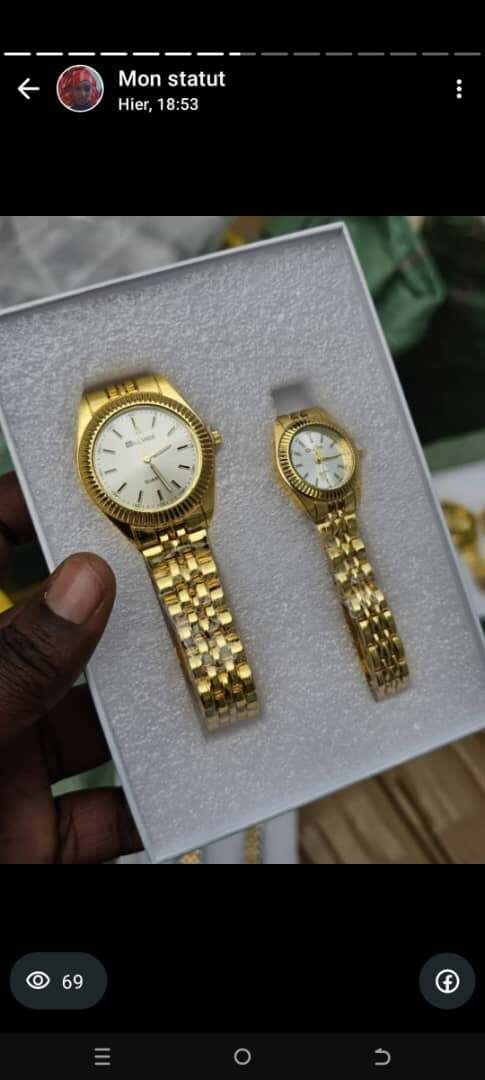 Montre duo homme +femme