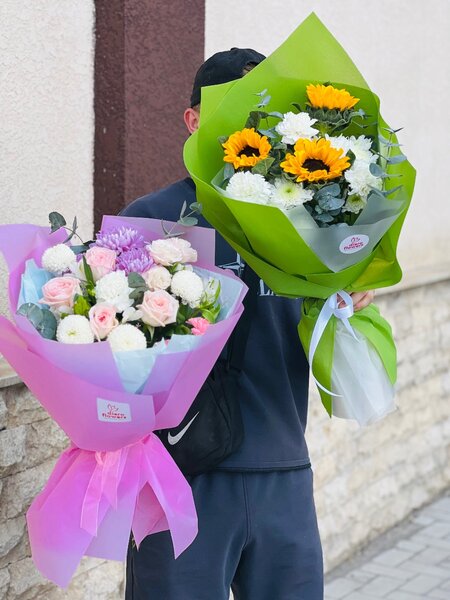 Микс букеты