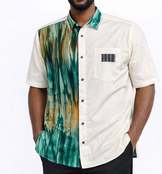 Chemise Homme Bicolore Élégante