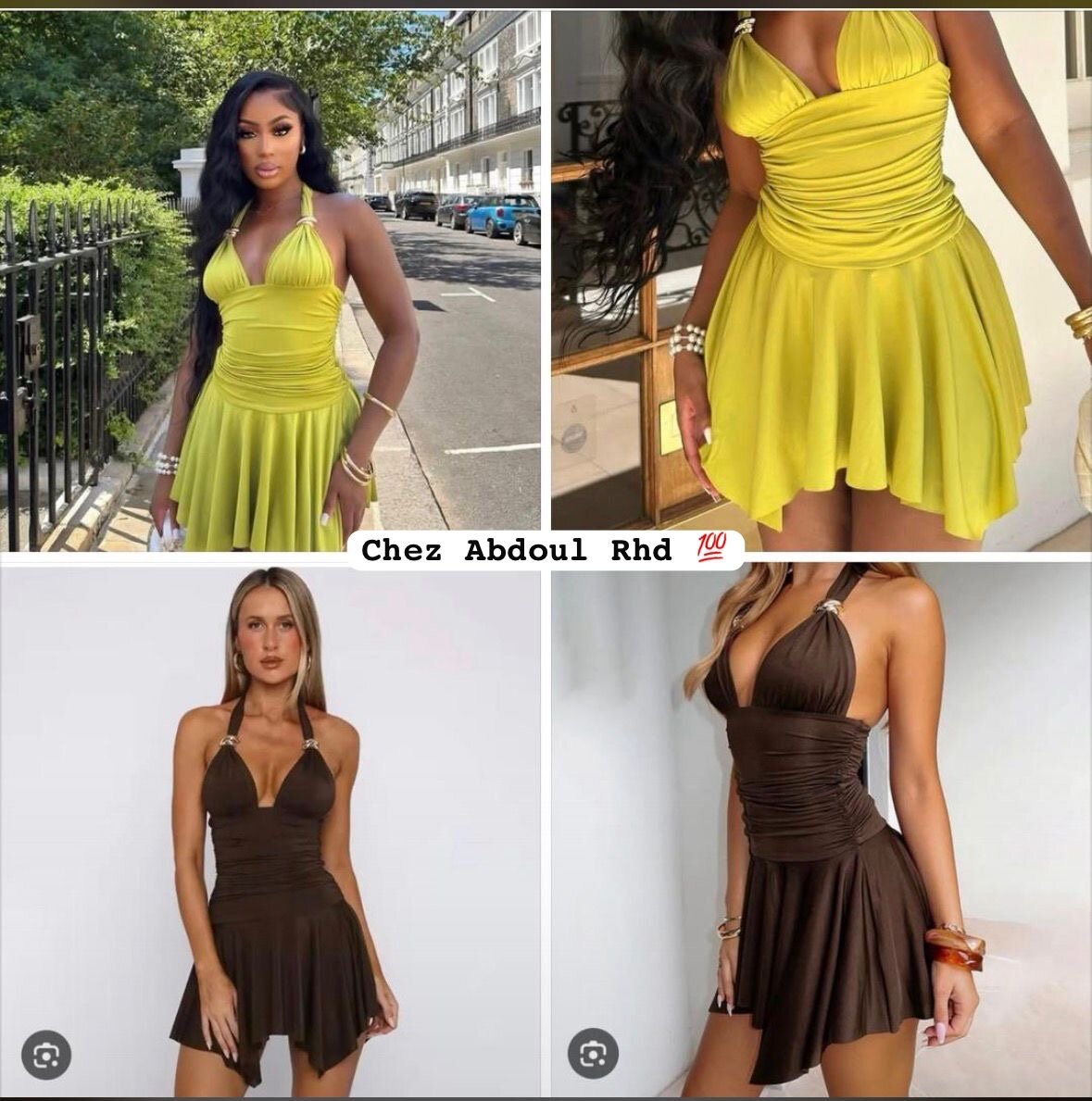 Robe élégante à bretelles