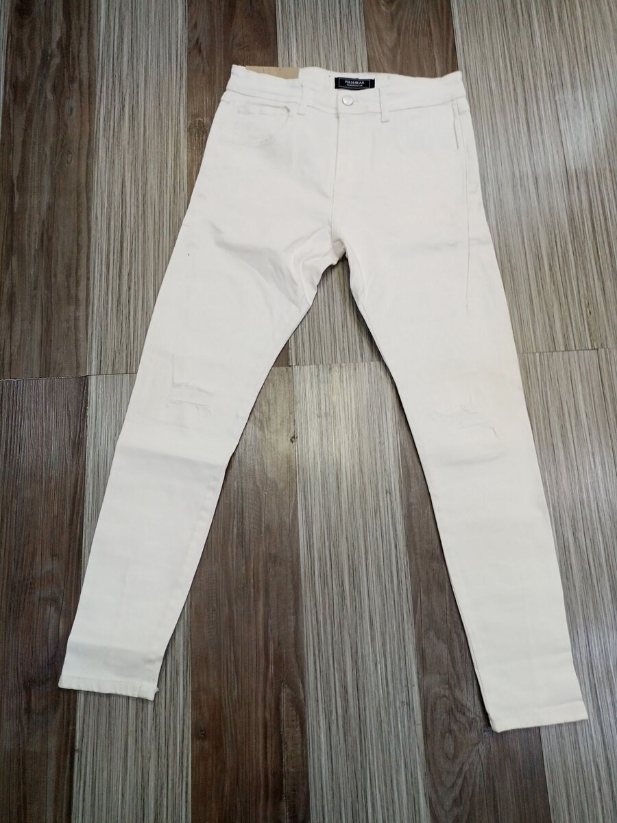 men's jeans white