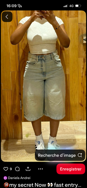 Jeans larges tendance