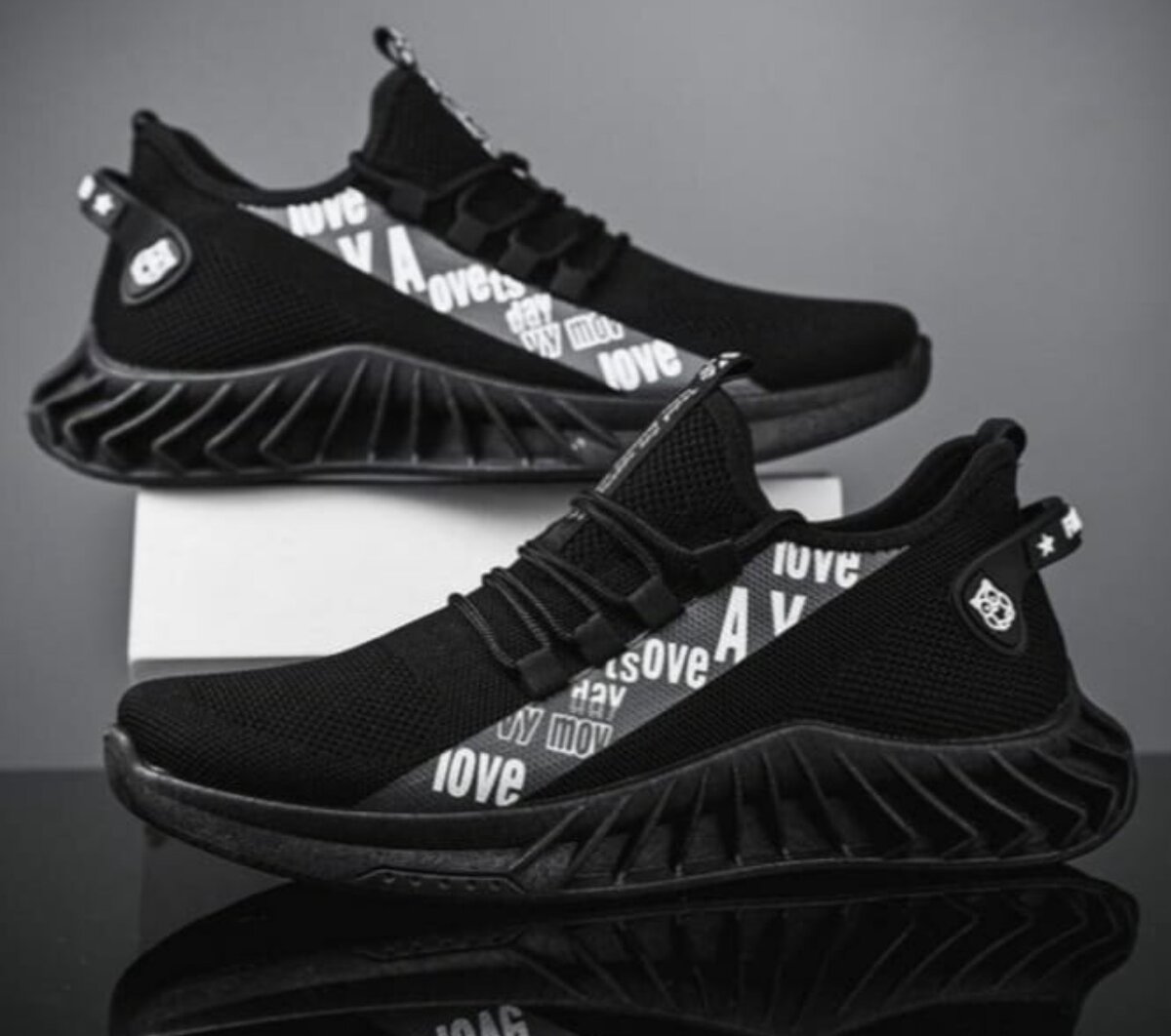 Baskets Hommes Confort Noir