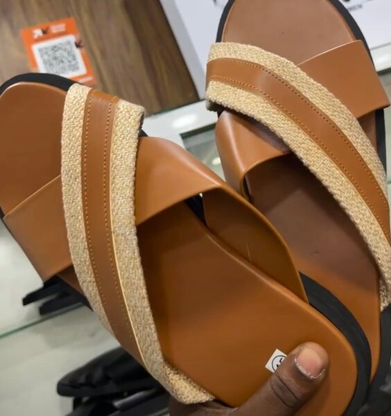 Sandales d'été en cuir