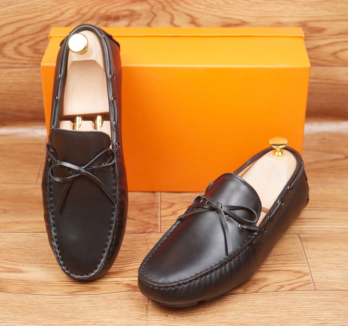 Mocassins en cuir élégants