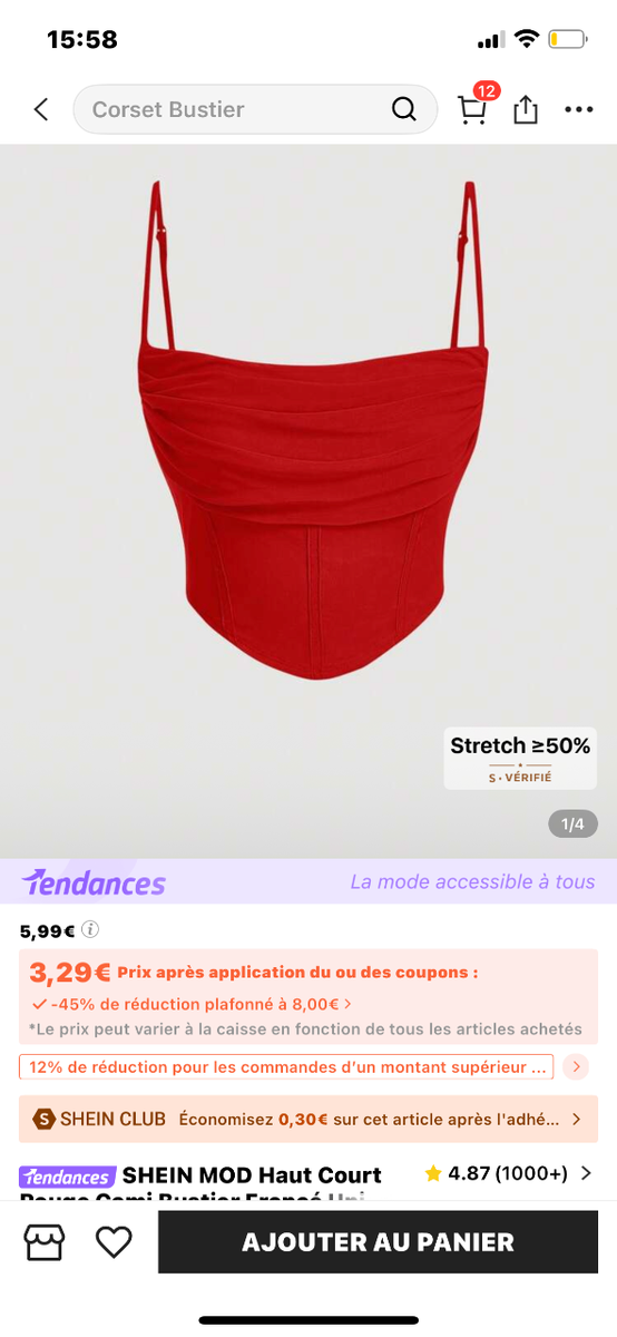 Top court à manches longues