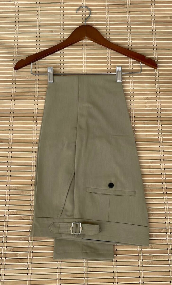 Pantalon classique homme beige
