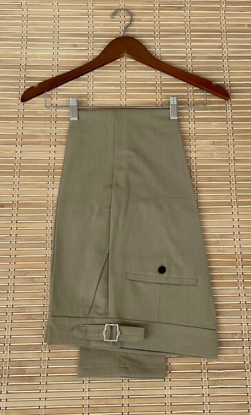 Pantalon classique homme beige