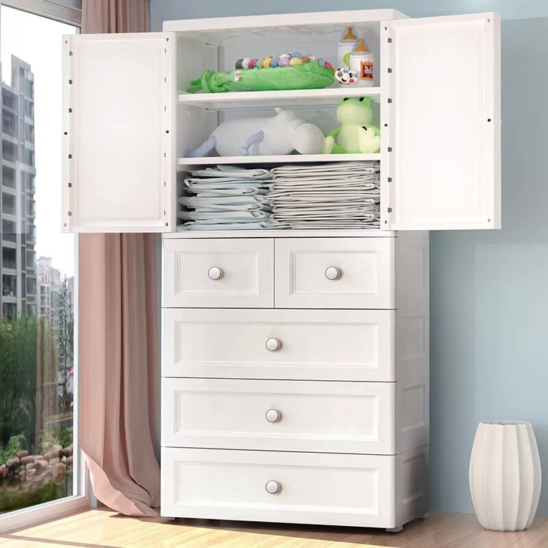 Armoire blanche multifonction