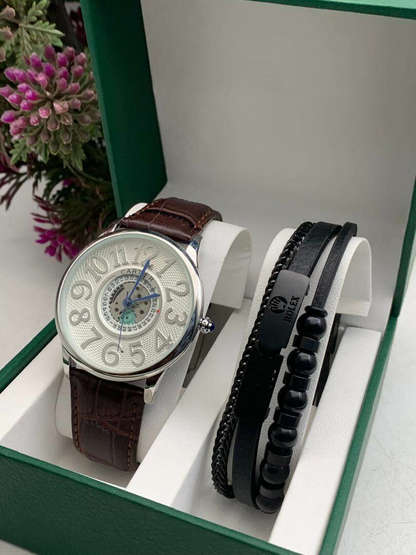 Cartier watch and bracelet