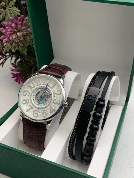 Cartier watch and bracelet