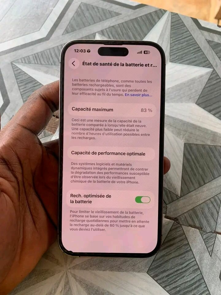 iPhone moderne dernier modèle