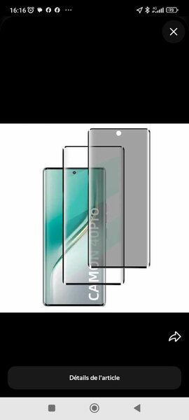 Antichoc de camon 40 Pro