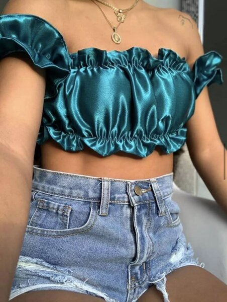 Top en satin