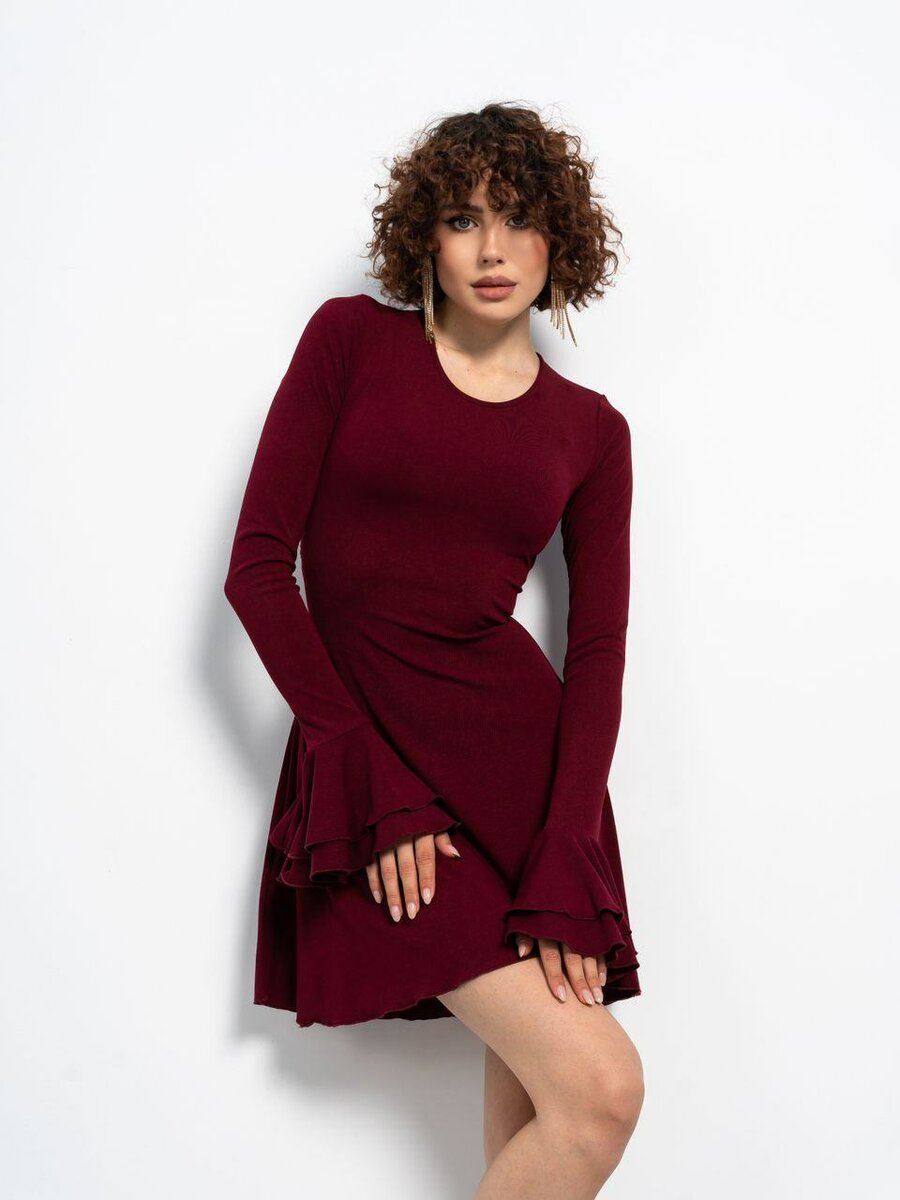 Коктейльное платье из корейской лапши