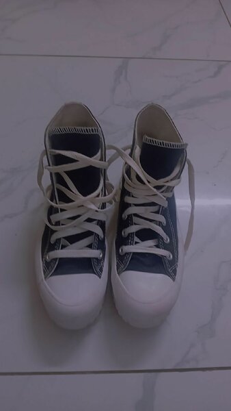 Baskets montantes noires unisexes