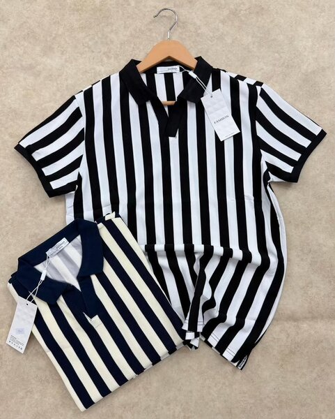 Polos rayés pour hommes tendance