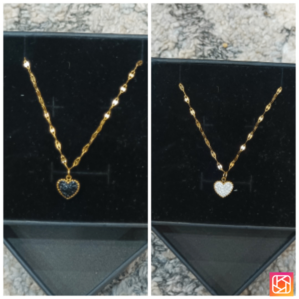 Collier Élégant double face