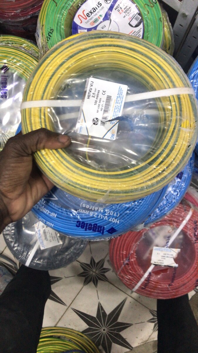 Câble électrique multi-couleur haute qualité