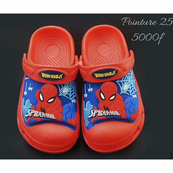Sandales pour enfants belles et élégantes spider man