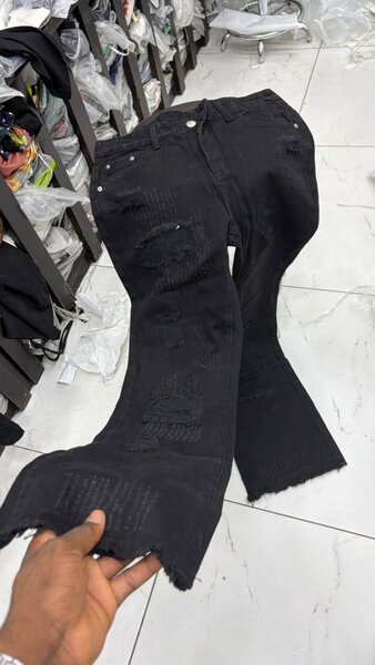 Jean denim rétro stylé