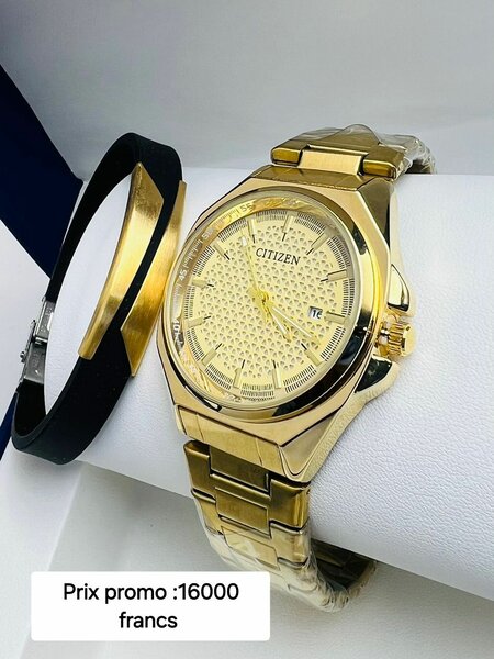 Montre dorée Citizen élégante