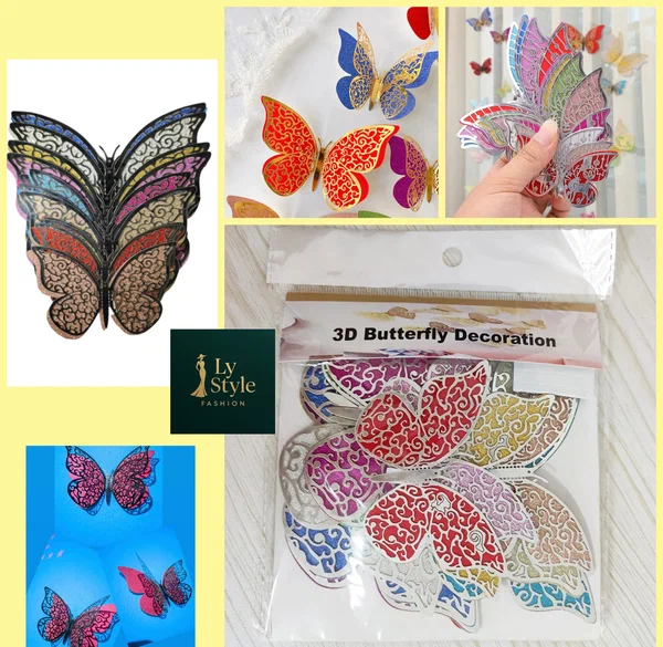 Décoration Murale Papillons 3D