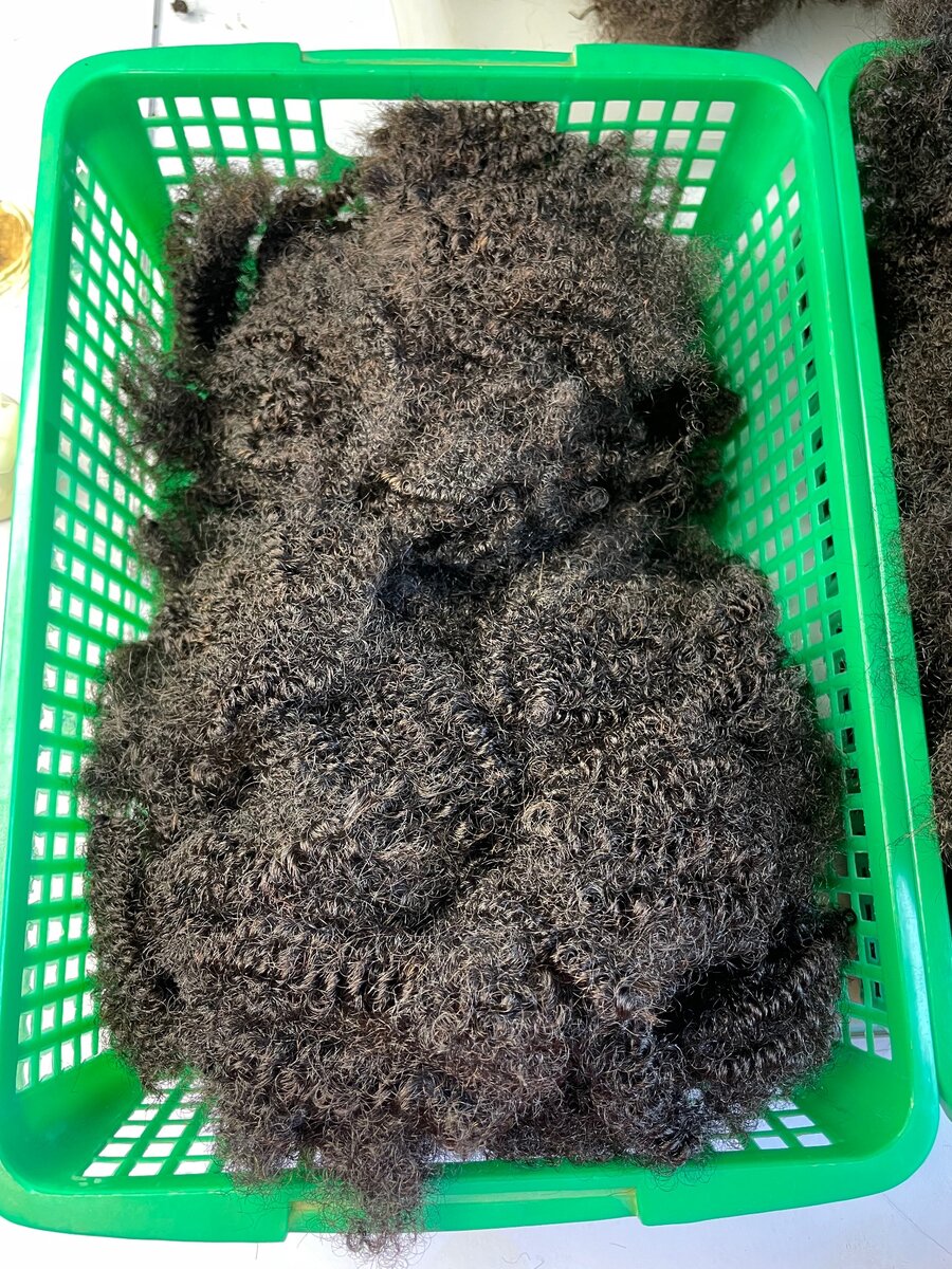 Natural Human Hair Afro Bulk