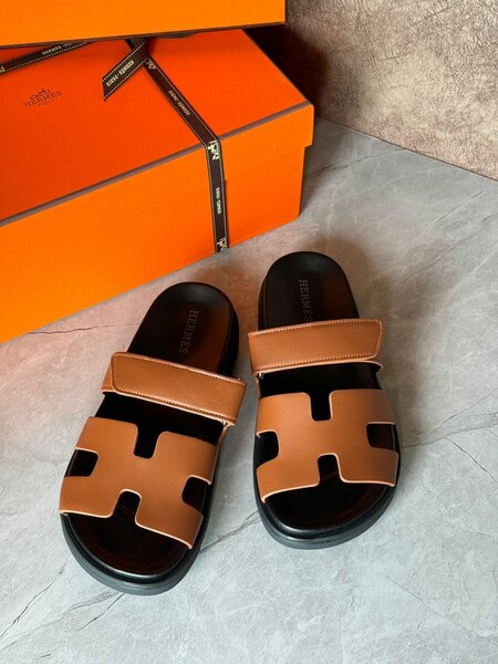 Sandales Hermès en cuir