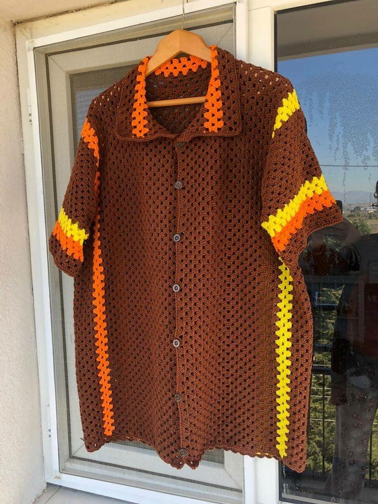 Pulls Crochet Colorés Unisexes