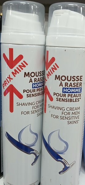 Mousse à raser pour hommes